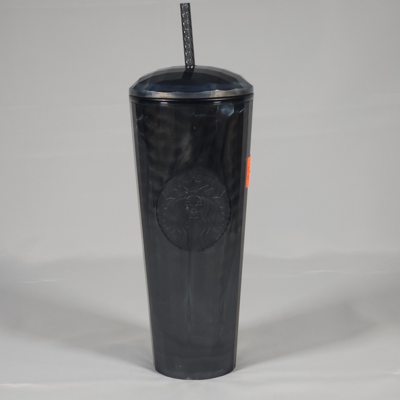 Starbucks Other - Starbucks Textured 24oz Black Tumbler with Straw